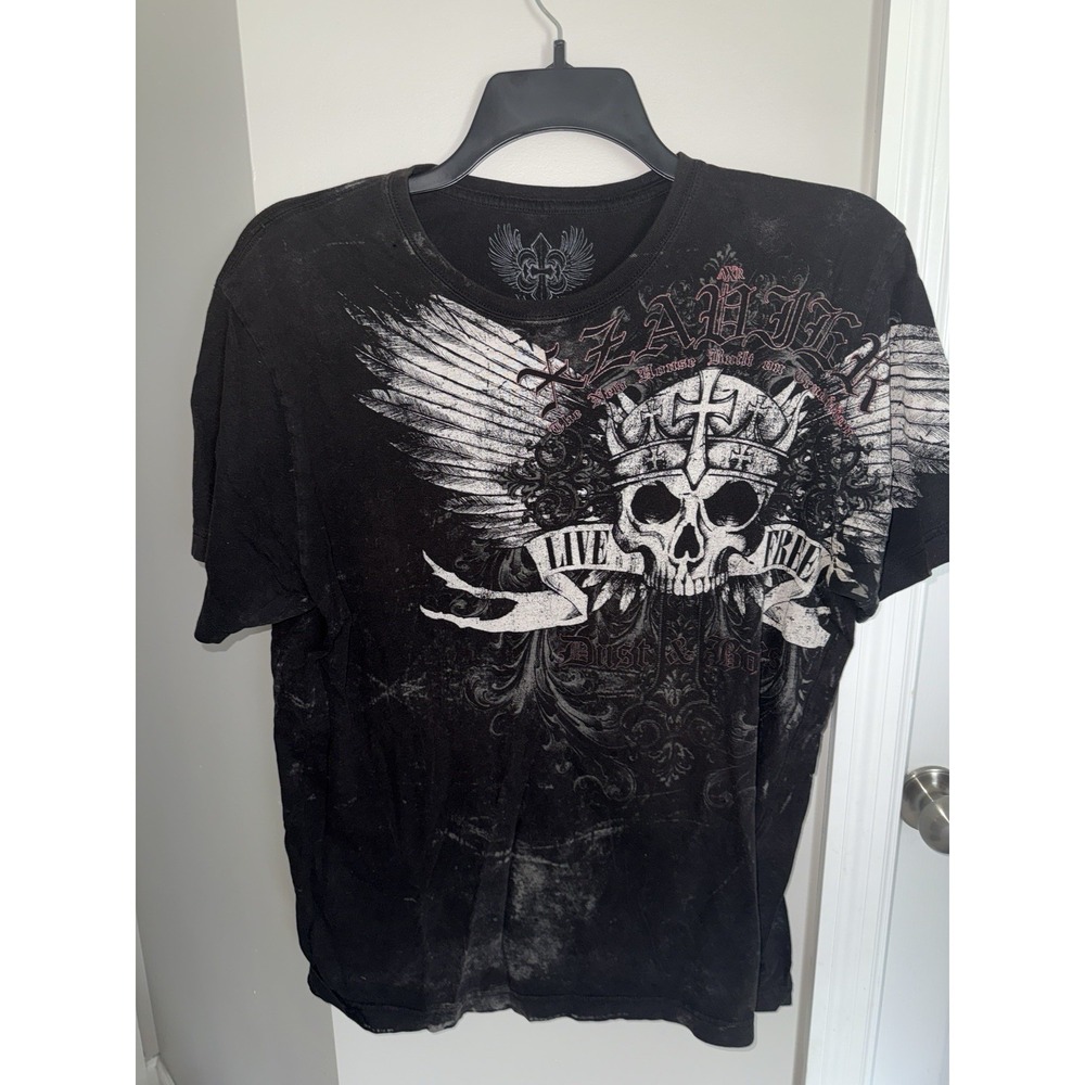 men's xzavier Live Free t-shirt‎ Large Very Rare